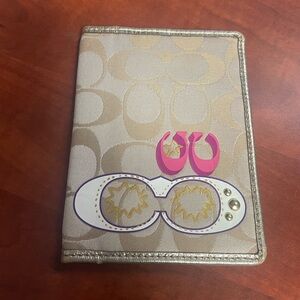 Coach Signature Collection Passport Holder